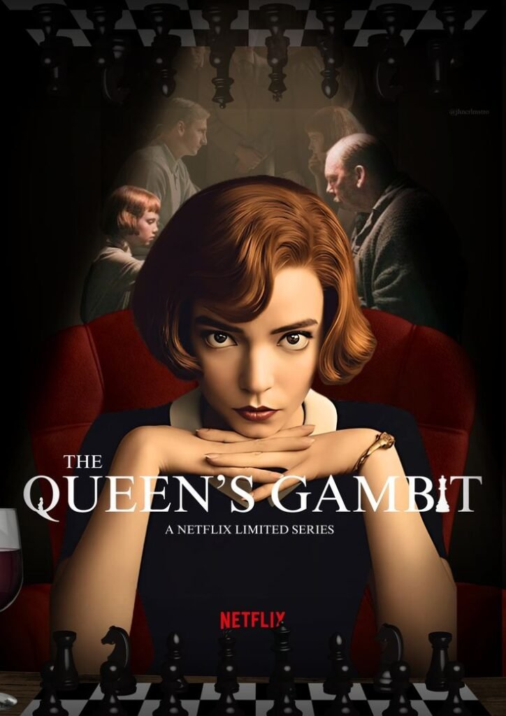 the queen's gambit • re imagined netflix series poster