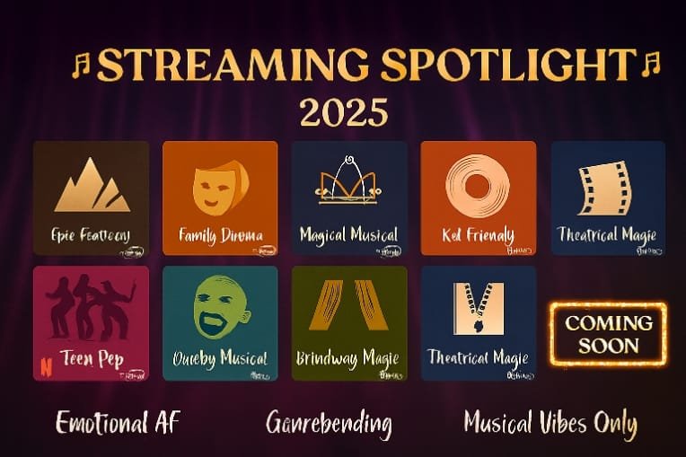 Top Musical Films & Shows Streaming 2025