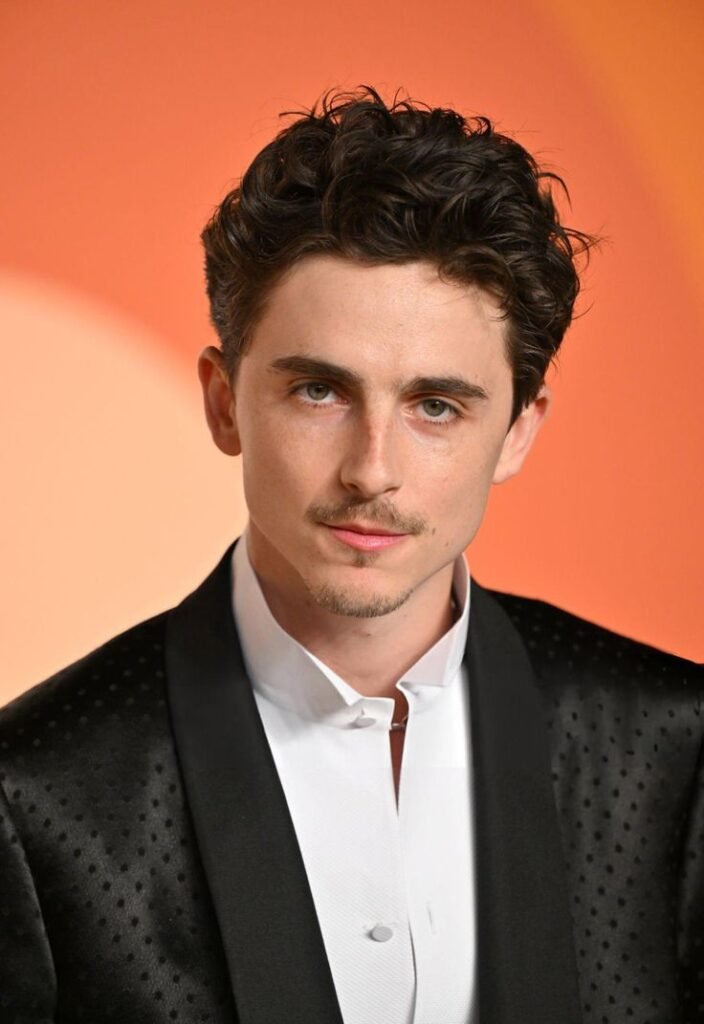 timothée chalamet for the vanity fair oscars after party ( 2025 )