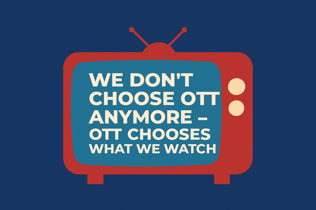 We Don’t Choose OTT Anymore — OTT Chooses What We Watch